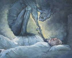 Sleep paralysis explains the “night hag” visits