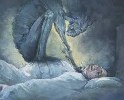 Sleep paralysis explains the “night hag” visits