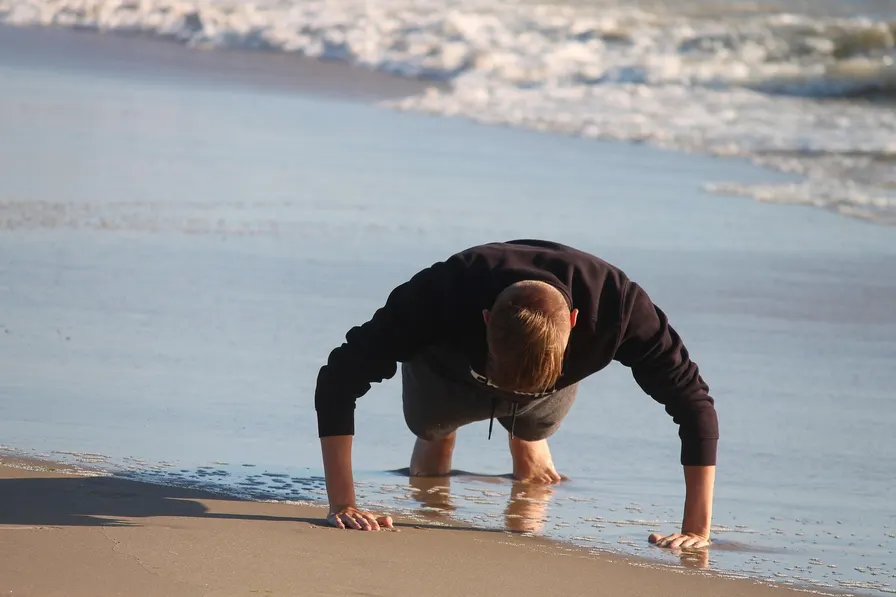 3-2-1 tempo push-ups spike upper-body power