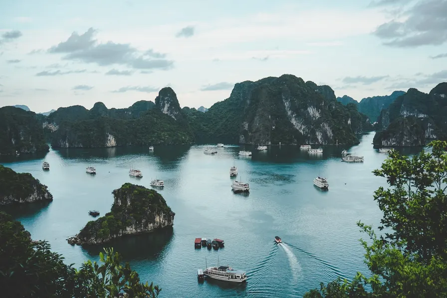 Ha Long Bay’s limestone towers are a classroom in slow geology